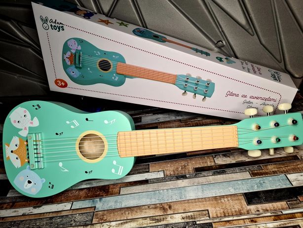 Zabawka muzyczna Gitara drewniana dla dzieci Adam Toys