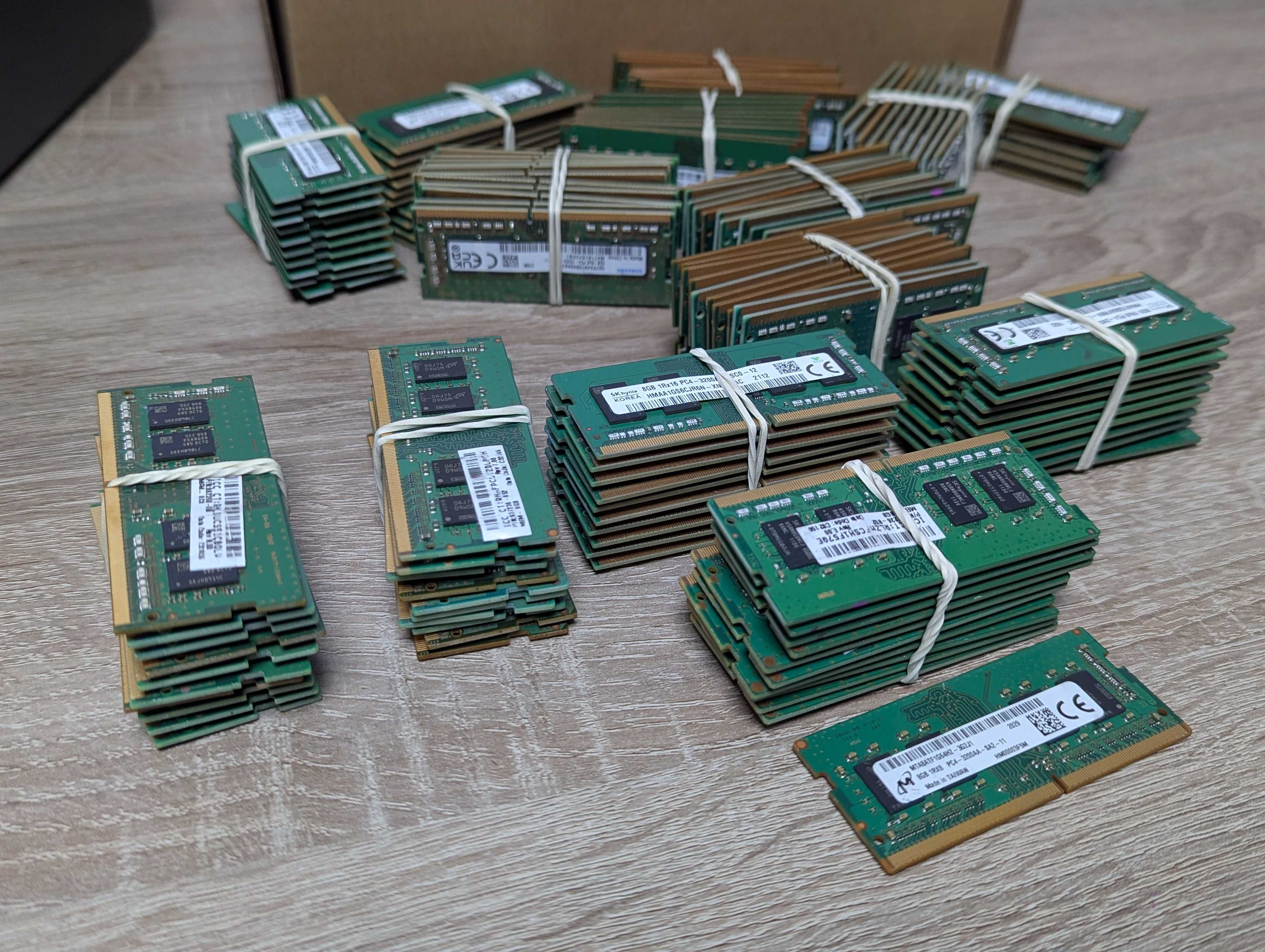 ОПТ DDR4 4/,8/16 Оперативна память/ Ram /ОЗУ/ різних фірм SODIMM DDR4