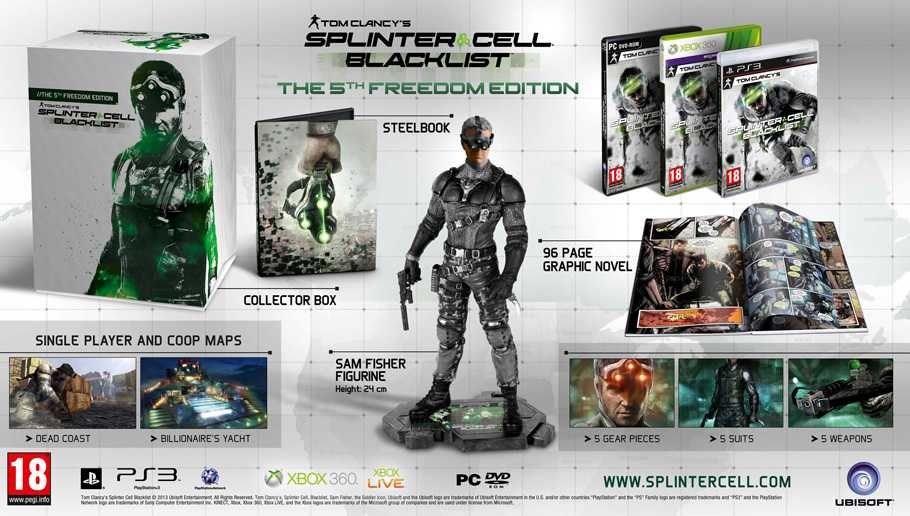 Tom Clancy's Splinter Cell: Blacklist 5th Freedom Edition PS3