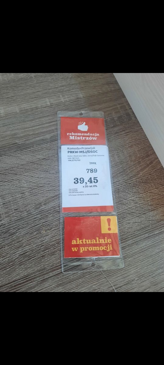 Komoda pod przewijak