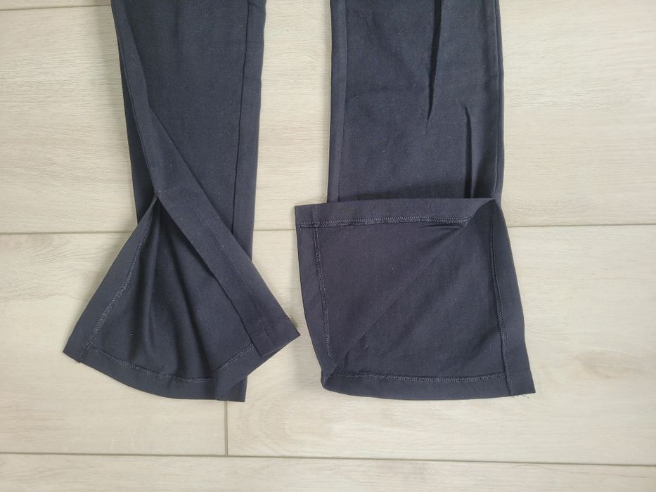 Spodnie ciążowe czarne H&M Mama rozm. L szeroka nogawka