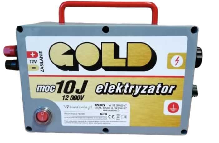 Elektryzator GOLD 10J pastuch elektryczny 12 000V