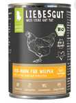 24x400g 80% Mięsa Karma Premium Liebesgut BIO dla psa tylko z ekologic