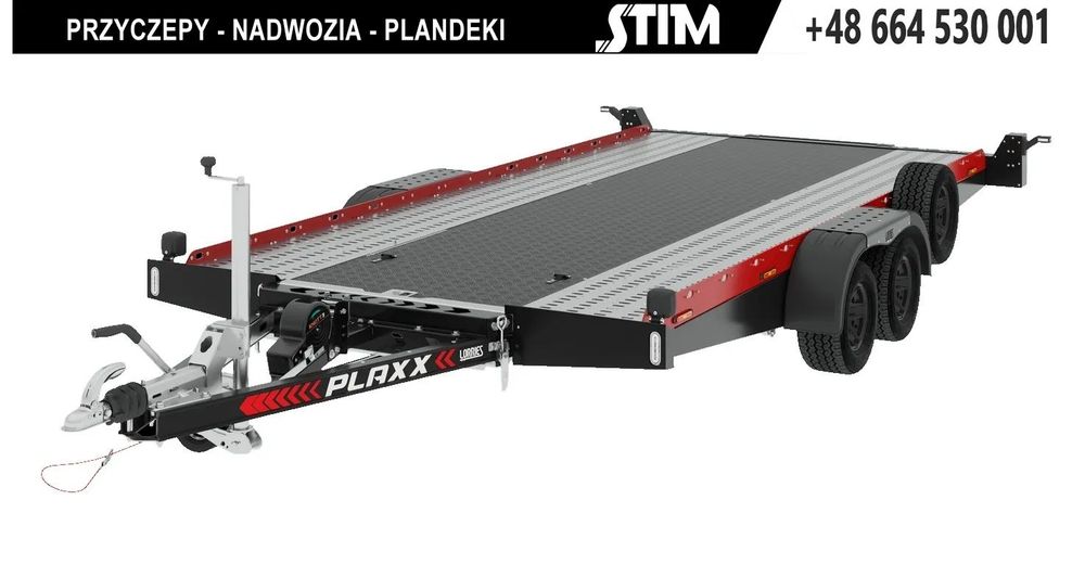 Lorries PLAXX27-4520  Aluminiowa laweta, malowana na kolor, oświetlenie LED, felgi alu