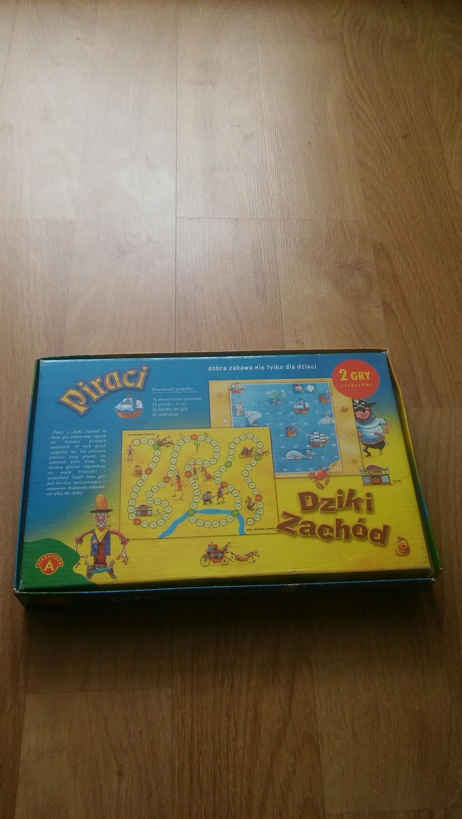 2 gry planszowe - Piraci + Dziki Zachód
