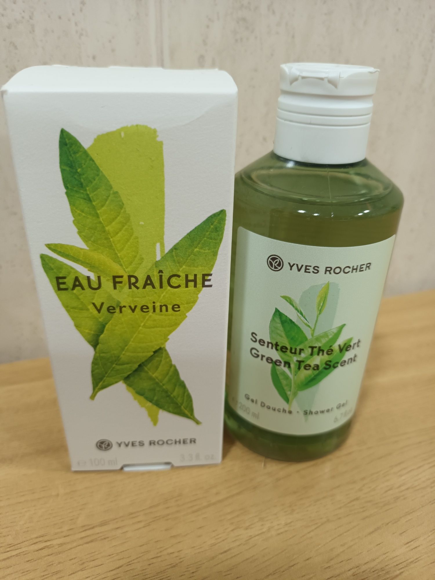 Eau fraiche verbena e gel de banho yves rocher