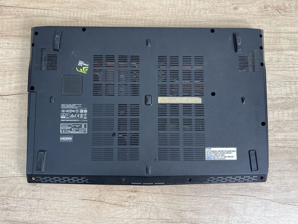 Ігровий Ноутбук MSI ge62vr 7rf Apache Pro i7-7700hq GTX 1060 3gb