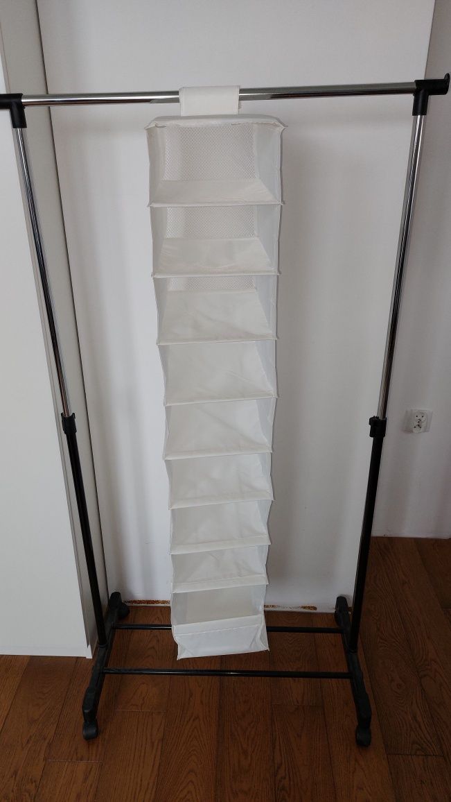 Ikea skubb organizer półka wisząca, wieszak na kolkach