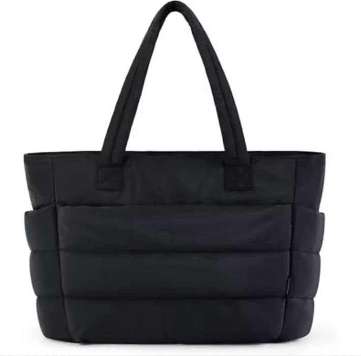 Чорна нейлонова сумка