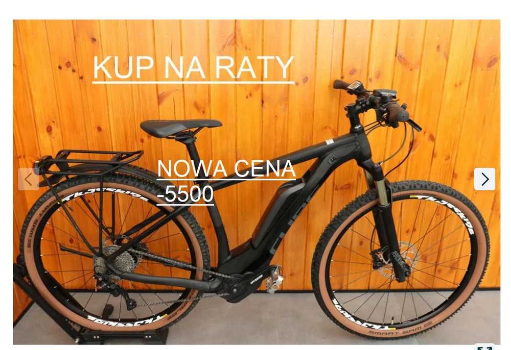 Rower elektryczny Cube Reaction 29 na Boschu performence line CX RATY