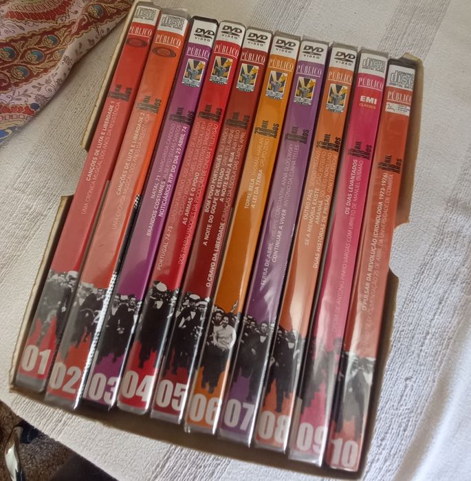DVD Colecção 25 Abril - 30 Anos Completo ainda selado e com caixa