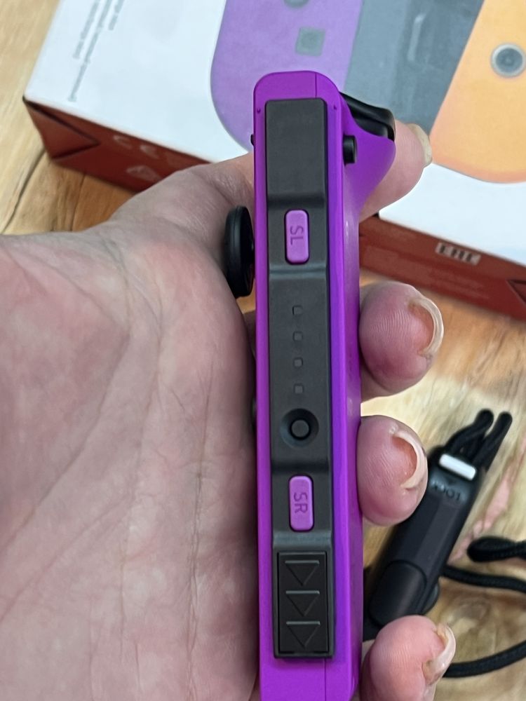 Joy-Con Nintendo Switch (E/D) - Roxo Laranja Néon original