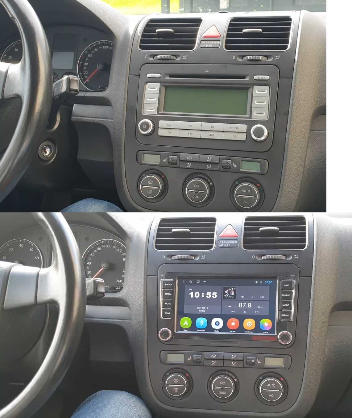 Rádio ANDROID 2GB RAM 32GB ROM * VW * SEAT * SKODA * NOVO *