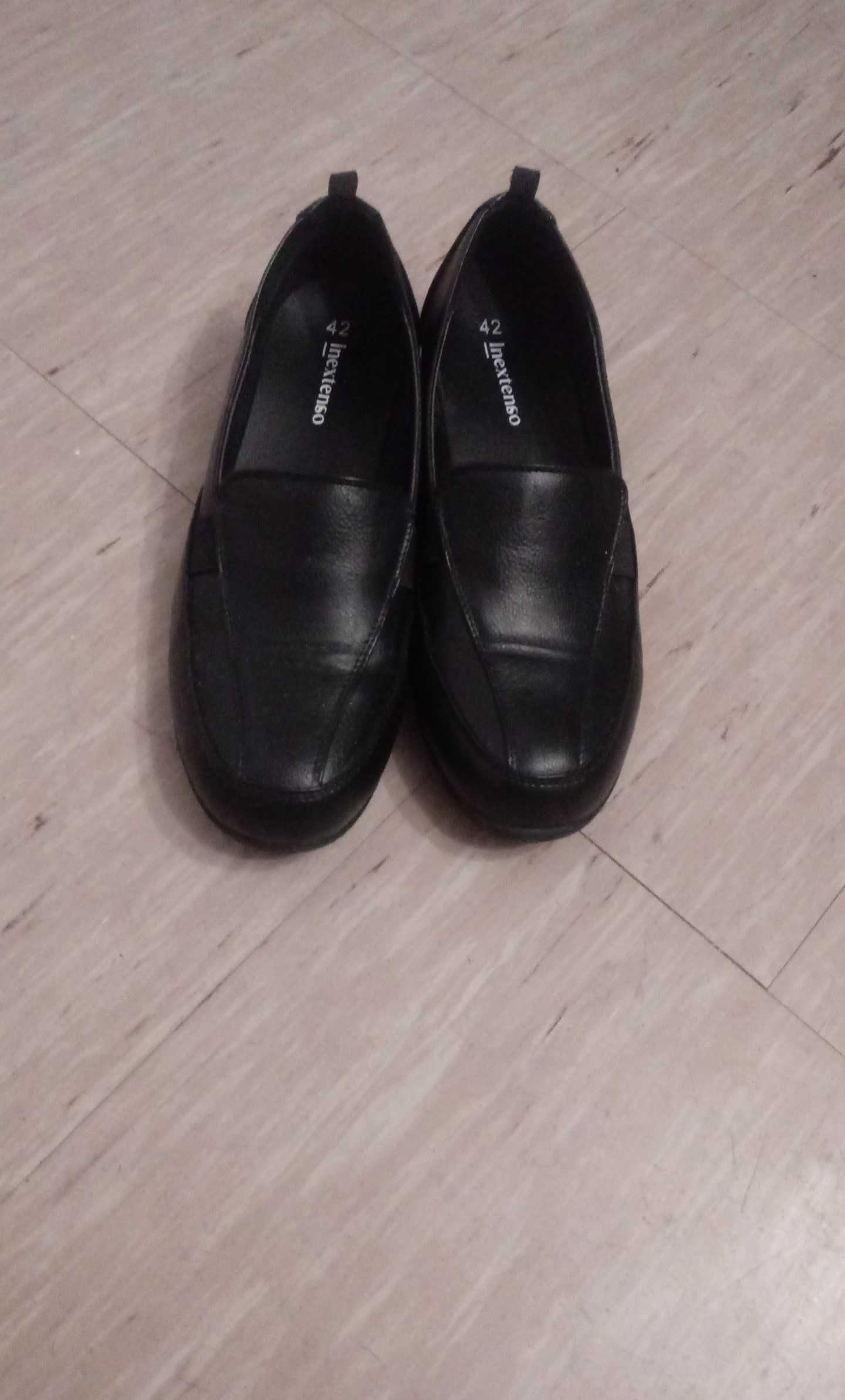 Espadryle mokasyny czarne 41 42