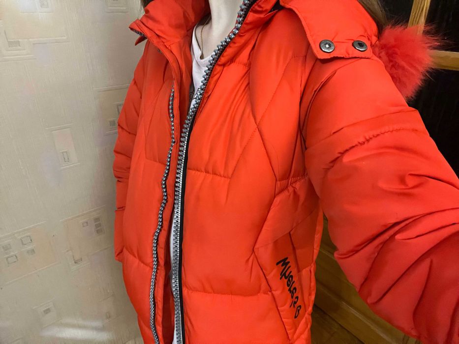 Пальто пуховик зима 12-15 лет PelinKid курточка зима осінь на дівчинку