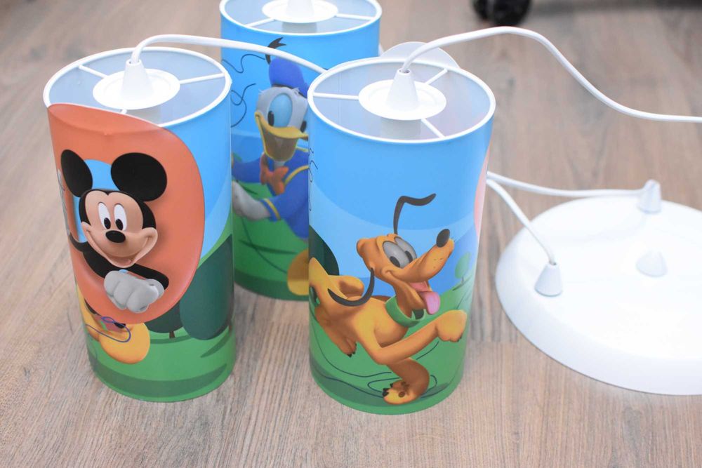 Żyrandol wiszący do pokoju dla dziecka MICKEY, DONALD & GOOFY