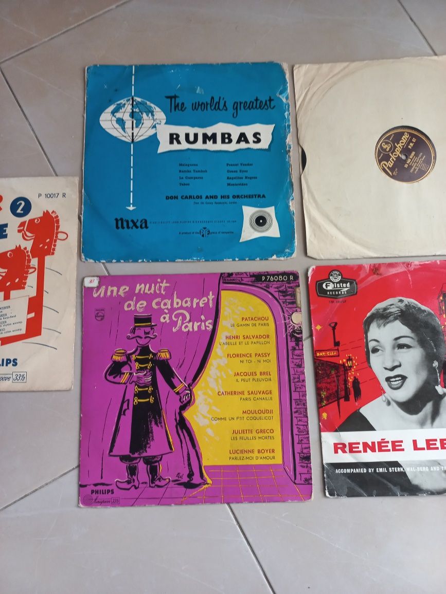 Lote de 5x vinil classicos vintage