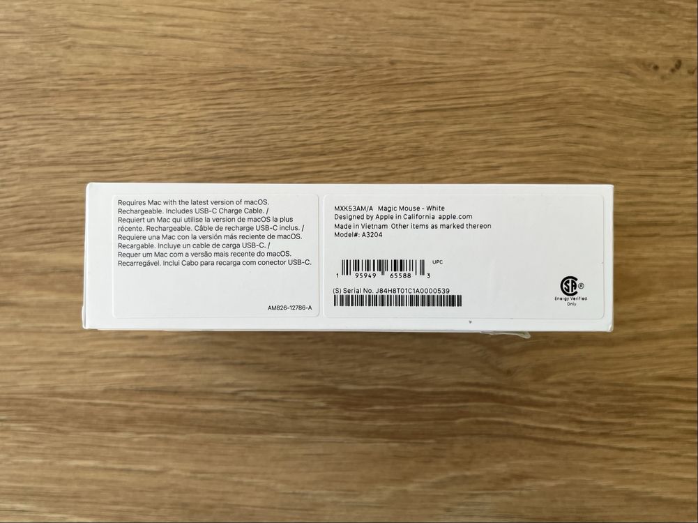 Мишка Apple Magic Mouse 4 (USB‑C) - White Multi-Touch Surface (MXK53)