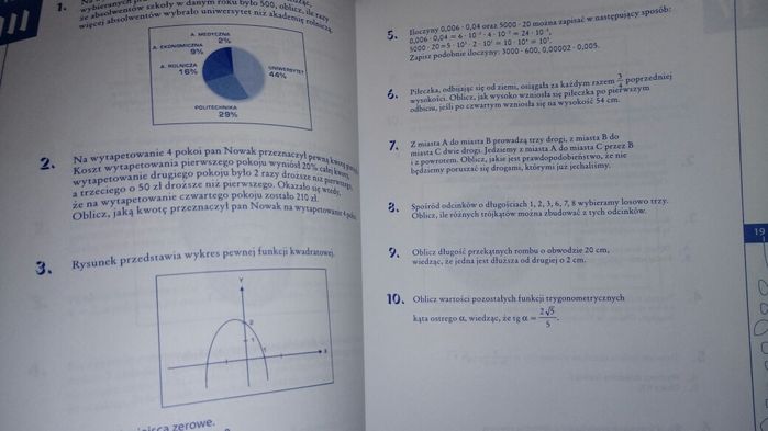 Testy- matura. Różne przedmioty