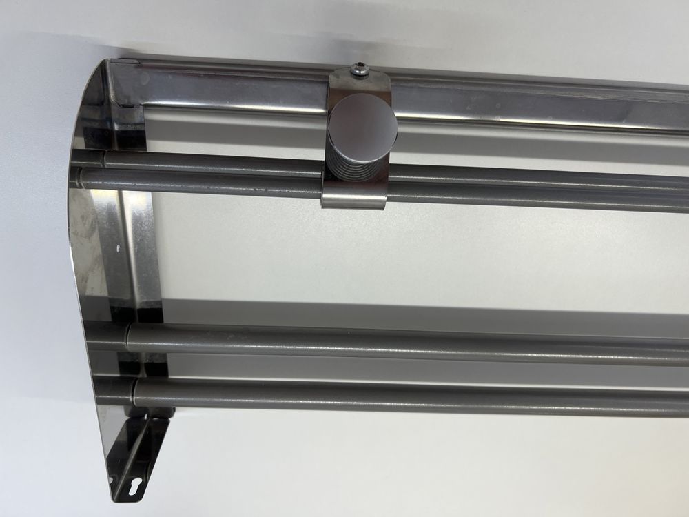 металевий диспенсер/тримач/холодний стіл для харчової плівки резак