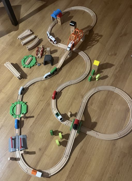 Kolejka drewniana IKEA