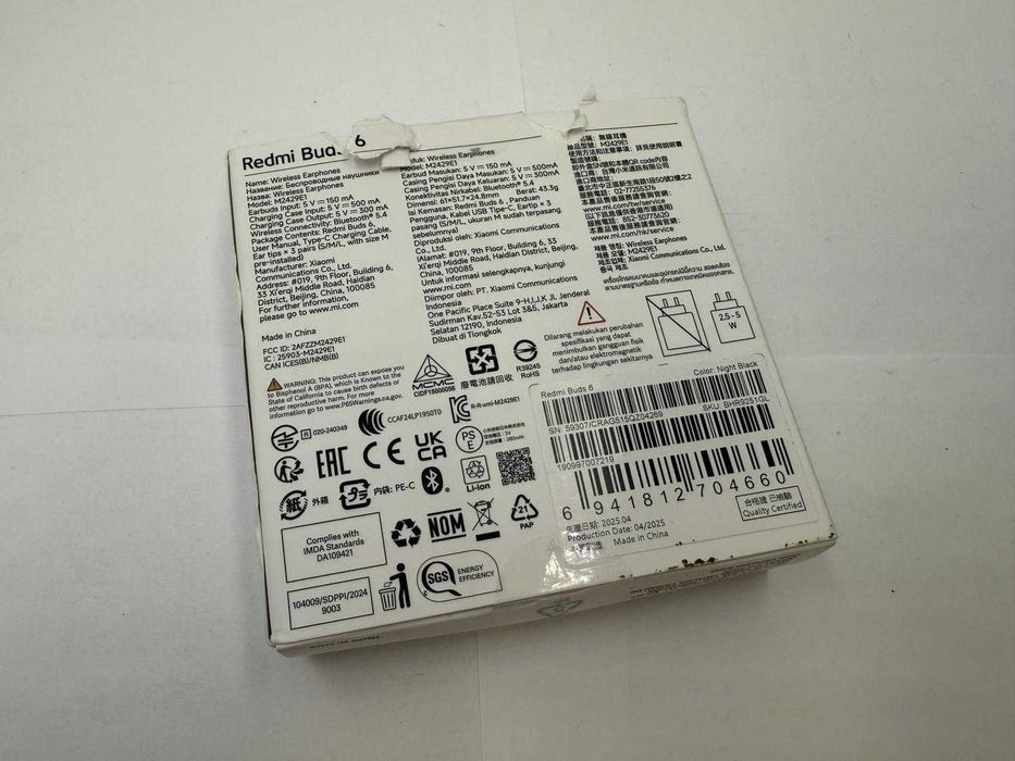 Słuchawki bluetooth XIAOMI REDMI BUDS 6 od Loombard Jarocin
