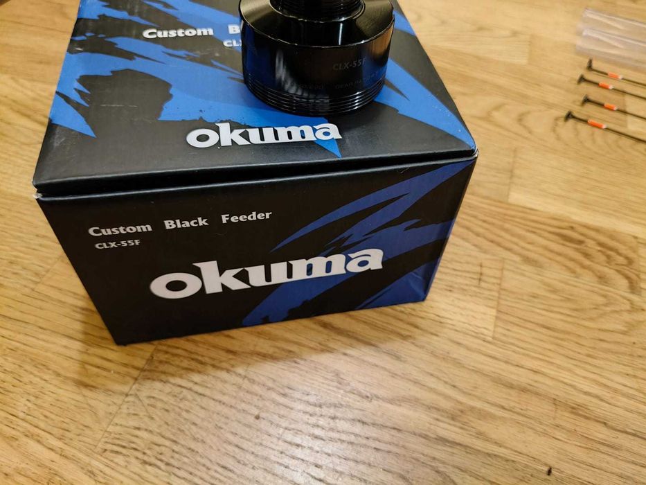 Matrix Ethos XR-D Feeder + Okuma Custom Black Feeder CLXF 55 2 szt.