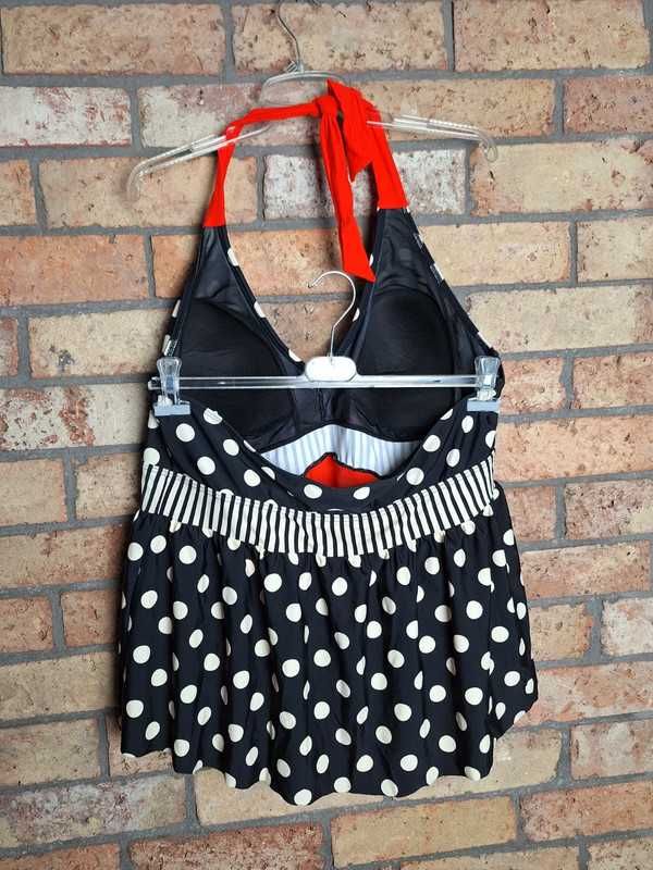 Góra od stroju kąpielowego, bluzka kąpielowa bikini na plażę 52 24 6XL