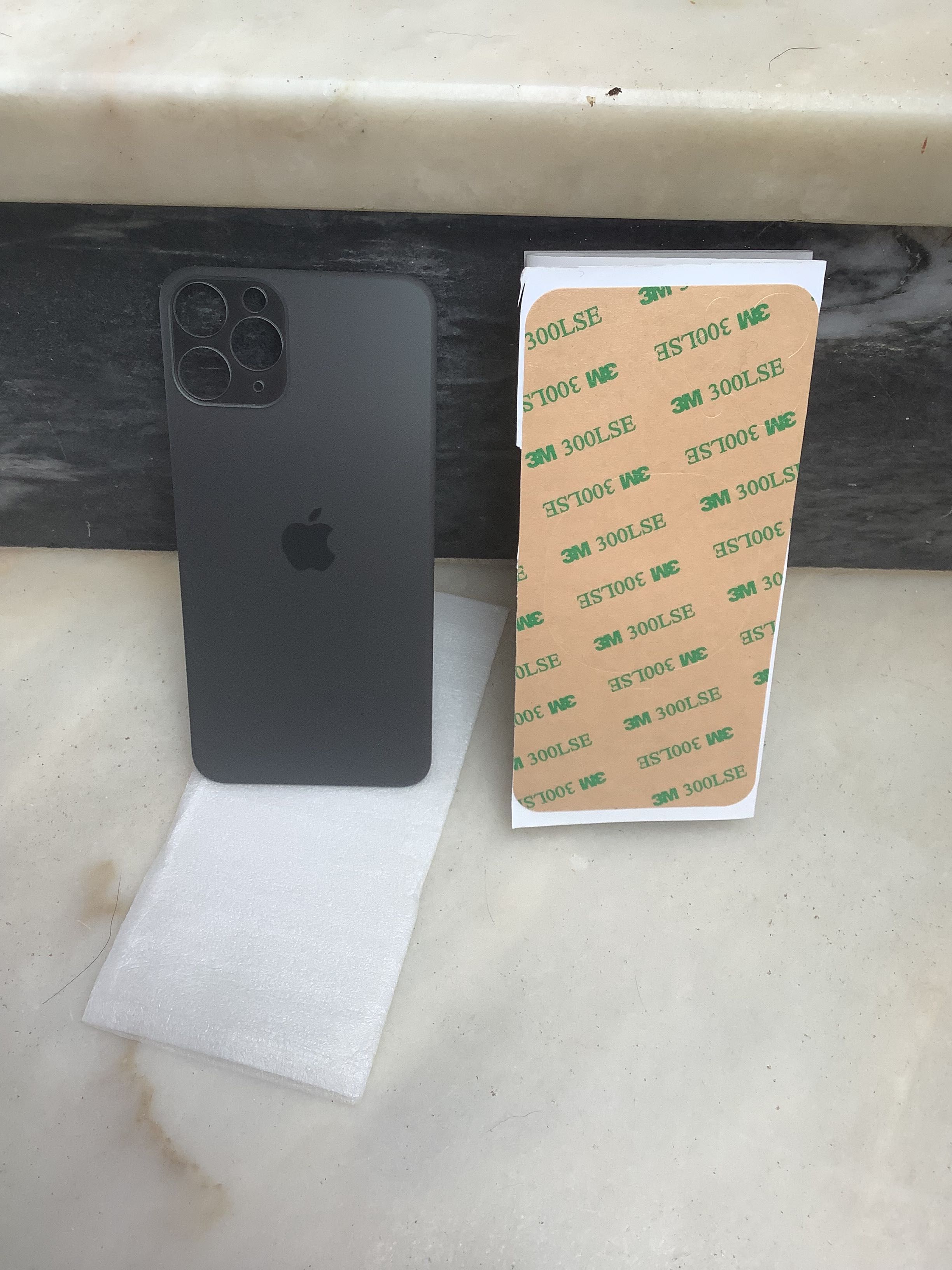 Vidro traseiro iPhone 11 Pro space gray