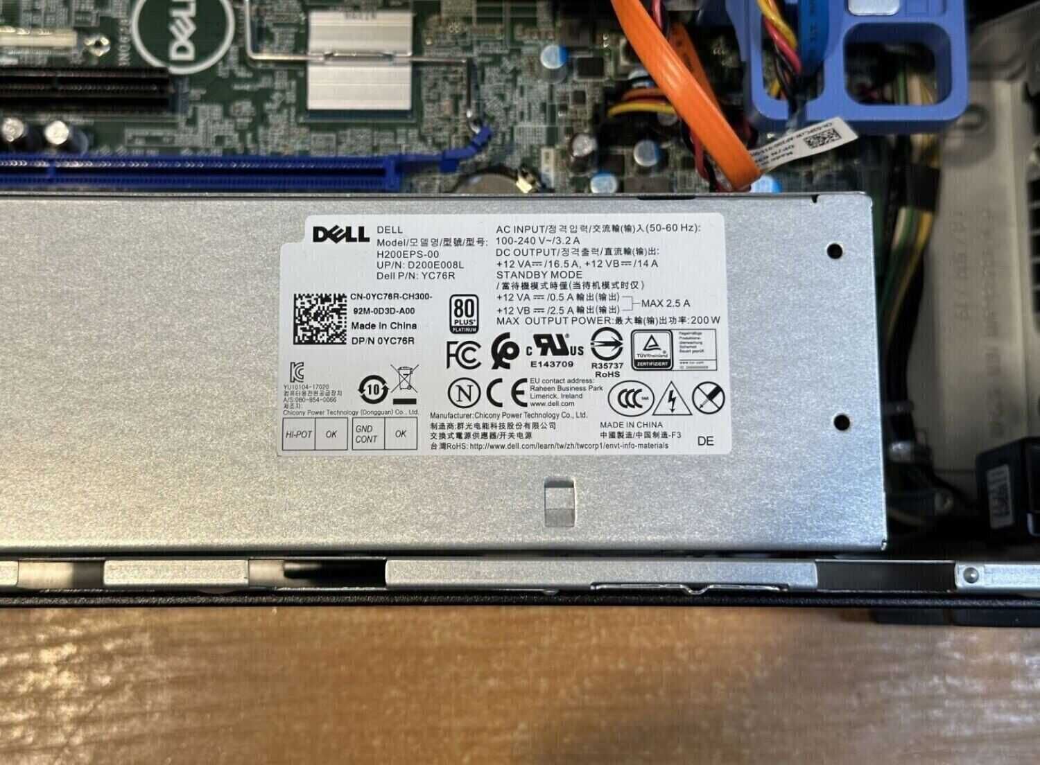 Комп'ютер Dell OptiPlex 7070/Core i5-9500/16GB DDR4/120GB SSD/UHD 630