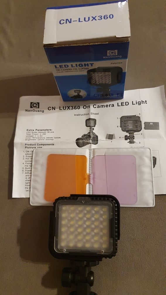 Lampa LED do aparatu lub kamery