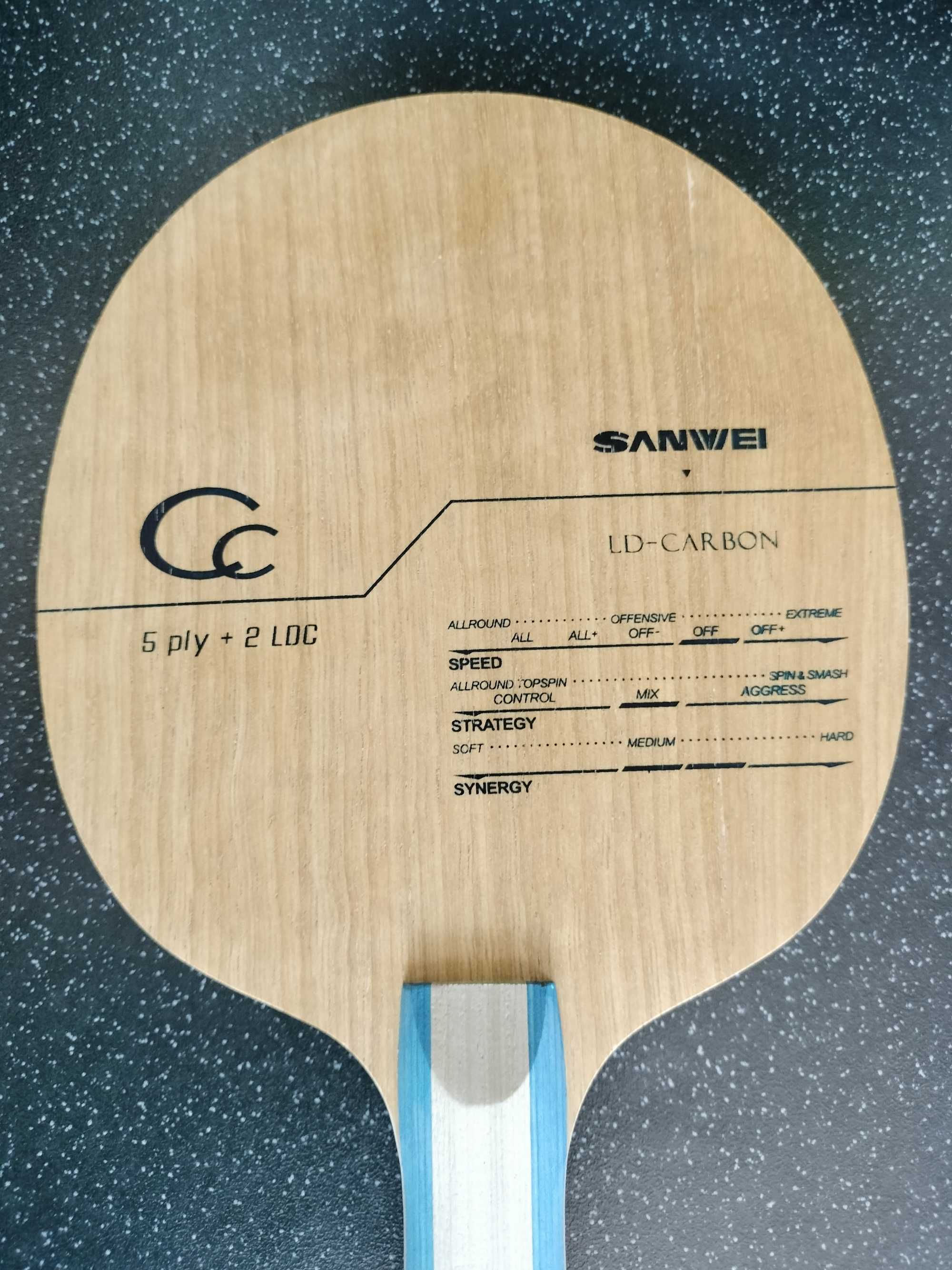 Deska Sanwei CC (5+2LCD) OFF- tenis stołowy