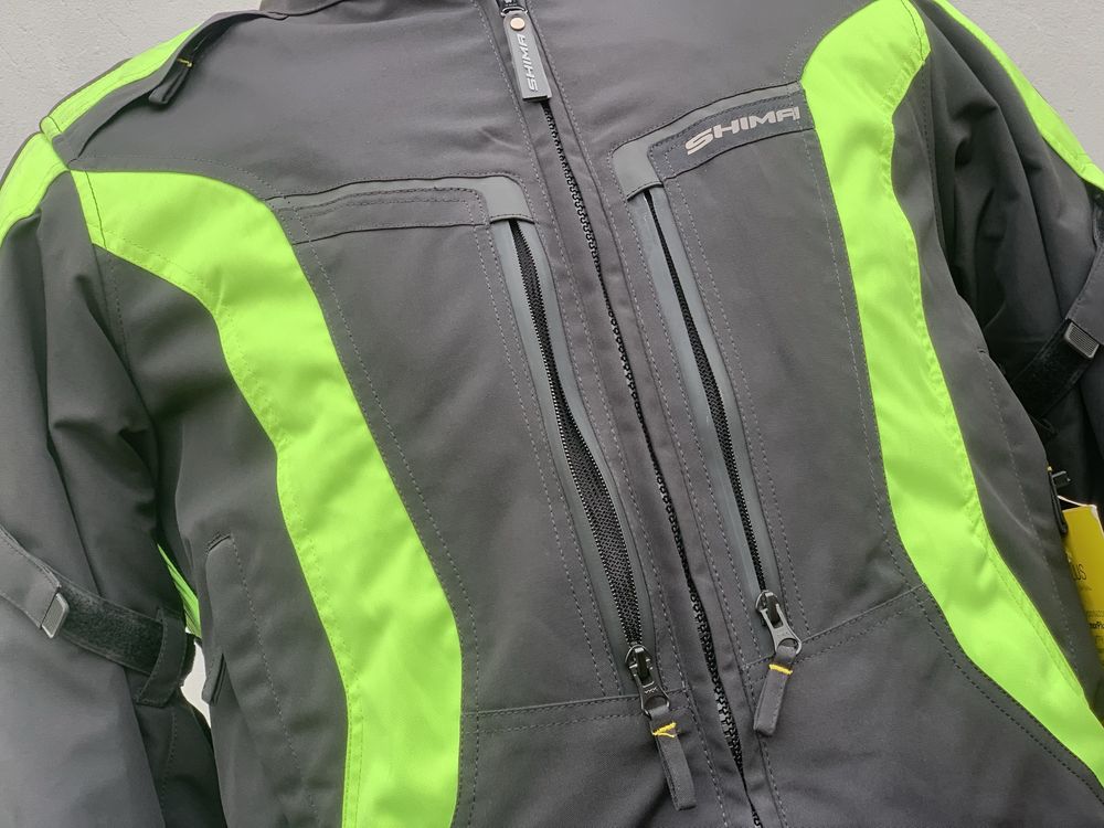 Kurtka motocyklowa Shima Combat rozmiar L Nowa, Fluo, 3 warstwowa!