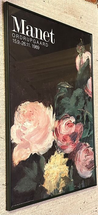 Édouard Manet Impressionista, Poster original exposição Dinamarca 1989