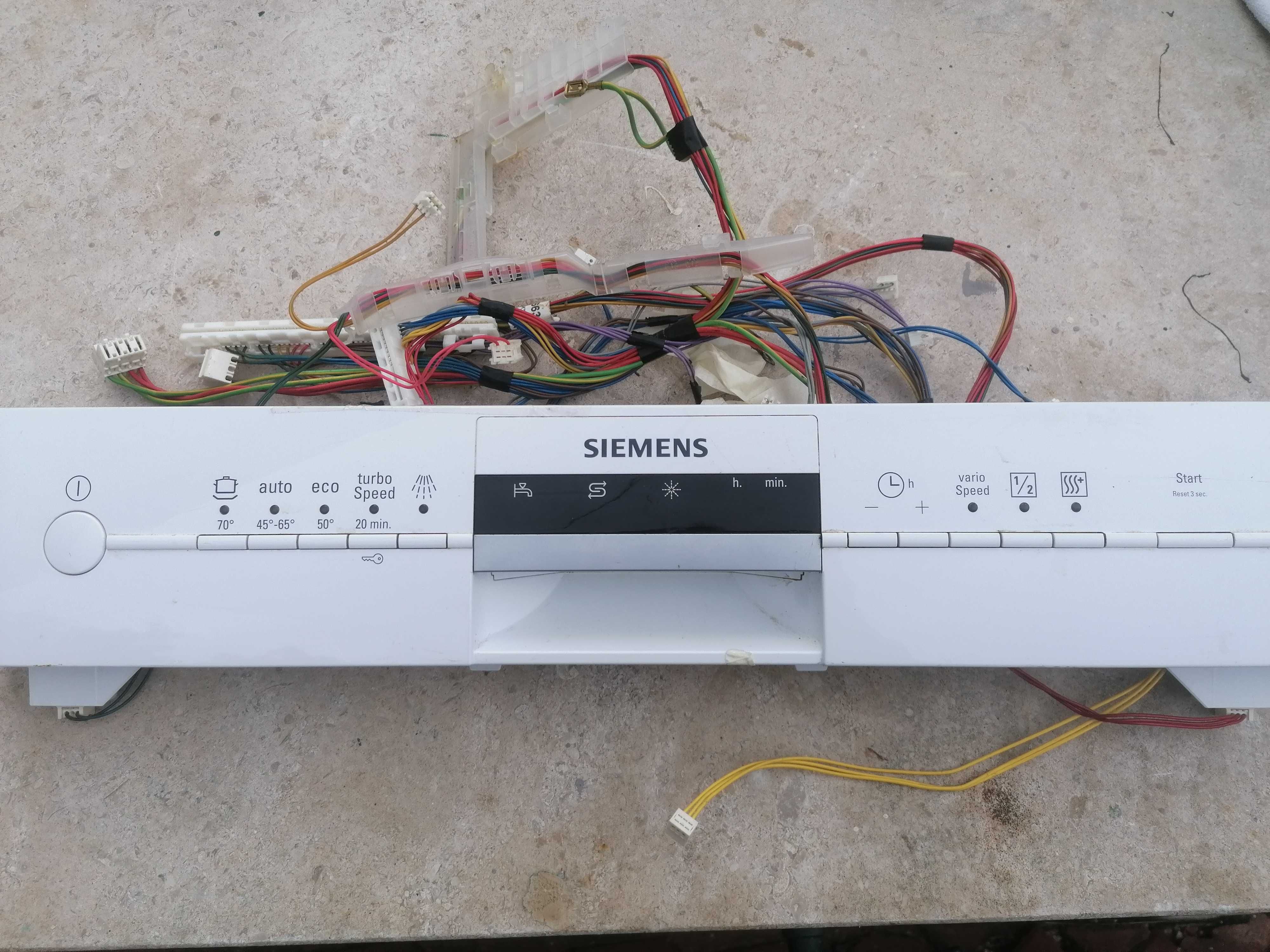 Painel comandos frontal máquina de lavar loiça Siemens