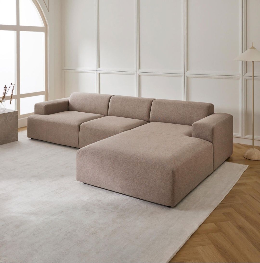 Sofa narożna Melva 4-osobowa Westwing Collection