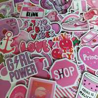 100 Stickers Autocolantes Girls Love No Bad Vibes