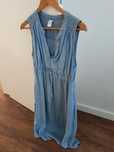 Vestido de ganga de grávida