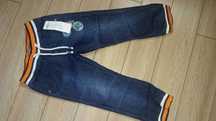 Spodnie joggersy jeansowe 104 NOWE