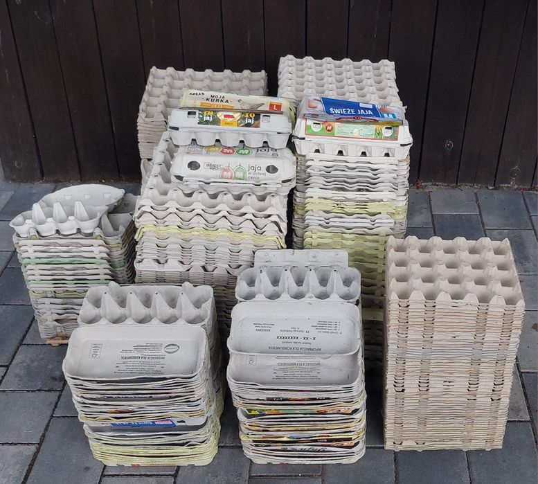 Wytłaczanki do jajek duża ilość