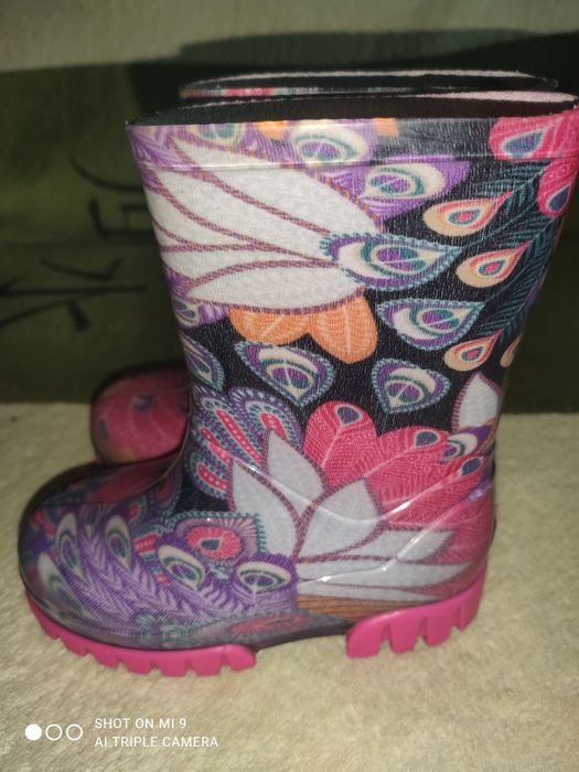 Польские резиновые сапожки на малышку Demar