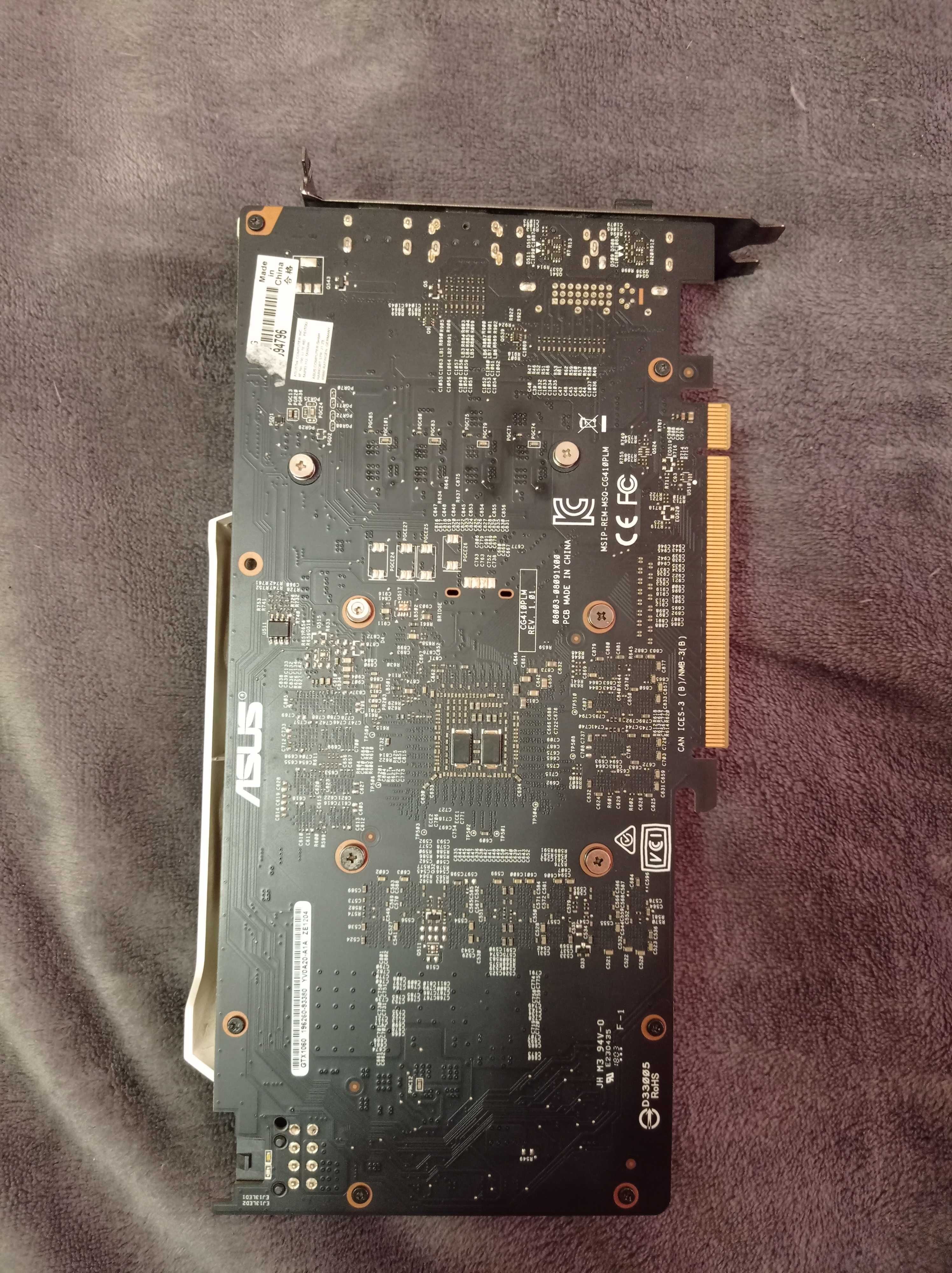 Asus PCI-Ex GeForce GTX 1060 Dual 6GB GDDR5 (192bit)