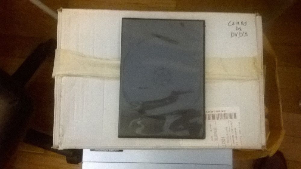 47 caixas arquivadoras DVD CD