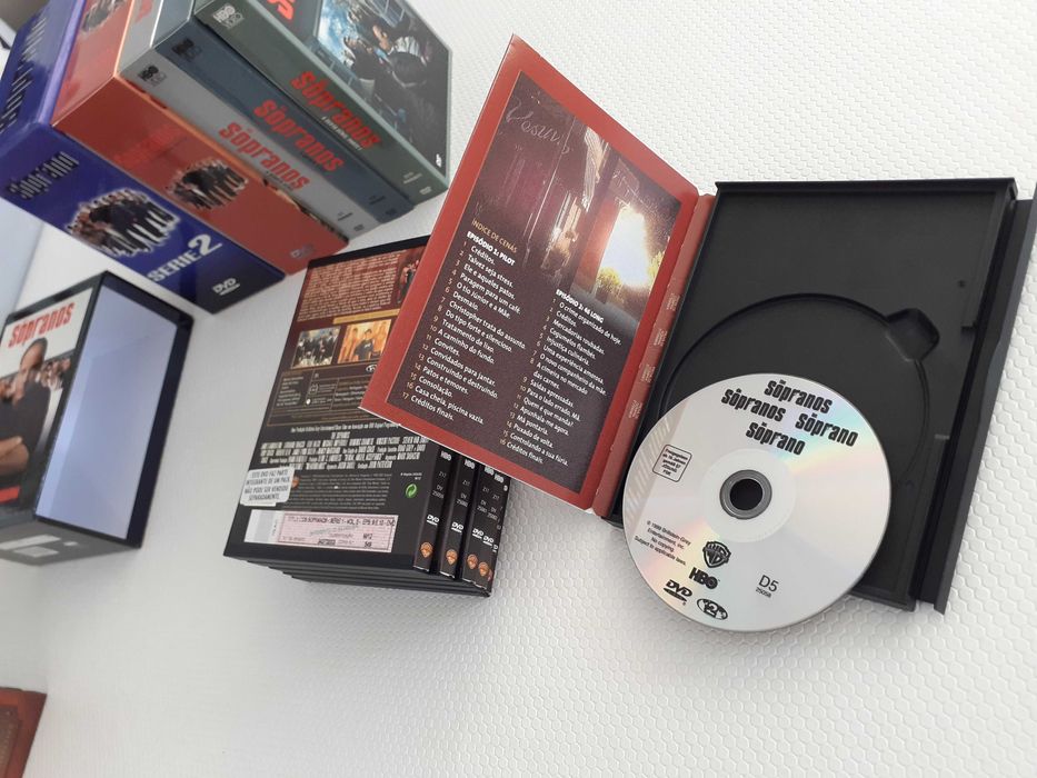 Colecção Sopranos em DVD