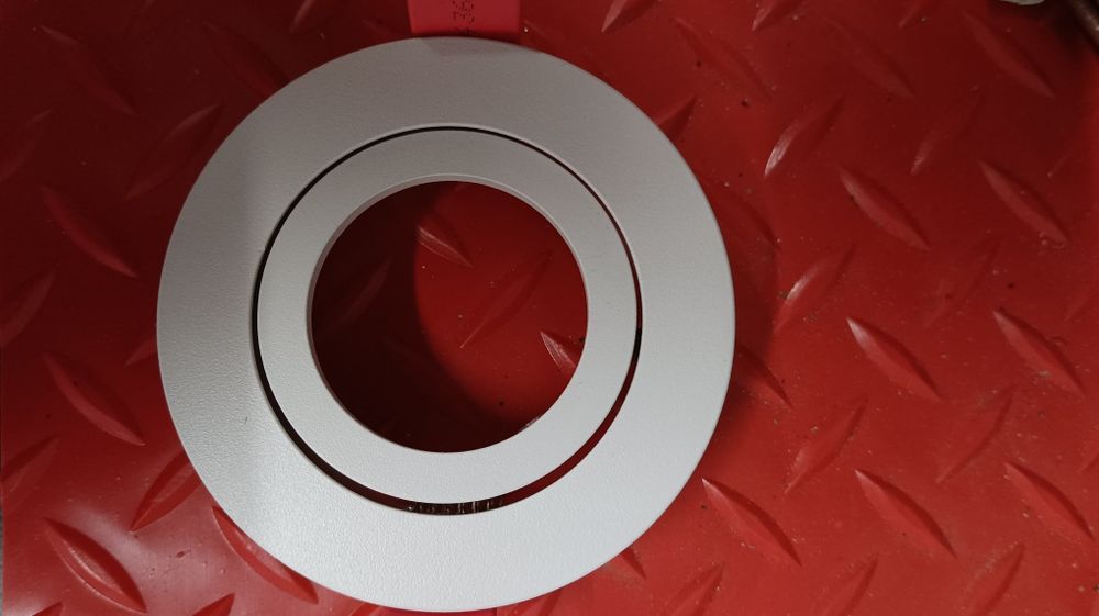 20 Luminárias (Novas) brancas de encastrar