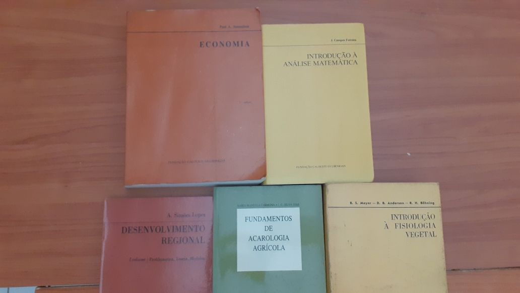 Livros técnicos Fundação Calouste Gulbenkian