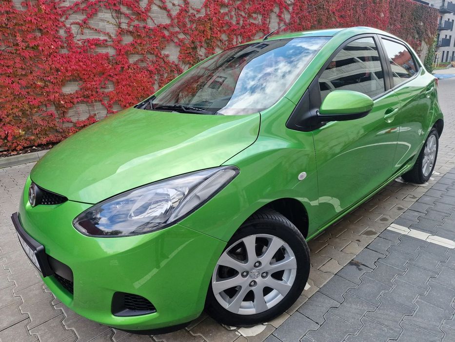 Mazda 2 1.3 Benzyna STAN IDEALNY Bardzo Zadbana 5 Drzwiowa 2009r.