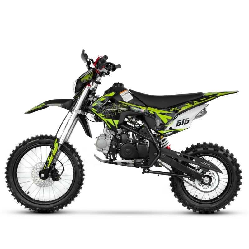 Кросовий мотоцикл XTR 616 125 см3, колеса 17/14, фара, Пітбайк, Польща