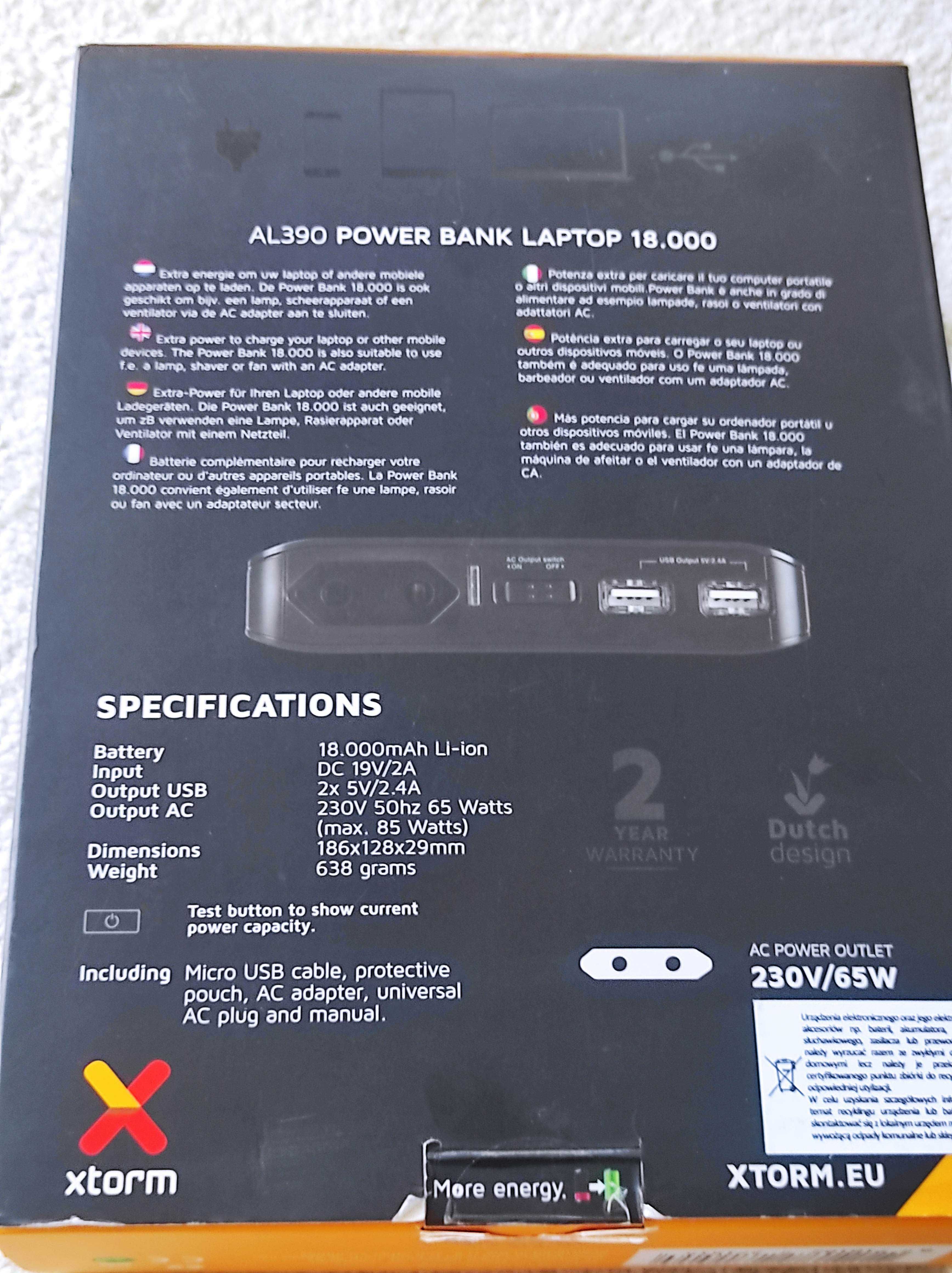 Powerbank Xtorm Power Bank Laptop 18000 mAh