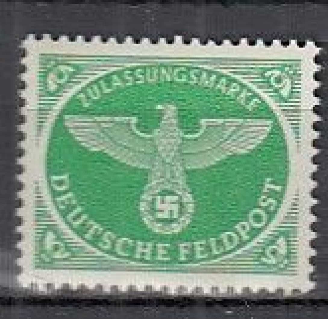 Selos Alemanha Nazi 1939/45- Suástica c/ águia ( A) NOVO